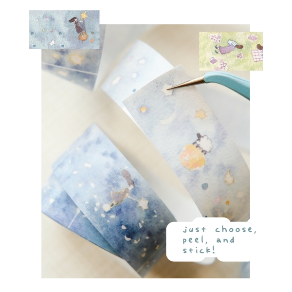 Các mẫu pre-cut washi tape 