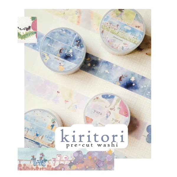 Các mẫu pre-cut washi tape 