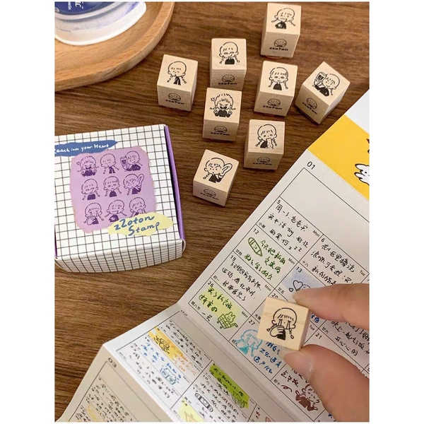 Các mẫu con dấu mini cảm xúc hãng Molinta
