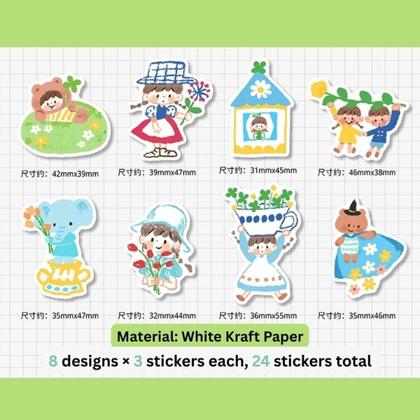 Các mẫu Flake Sticker và Note | hãng Molinta