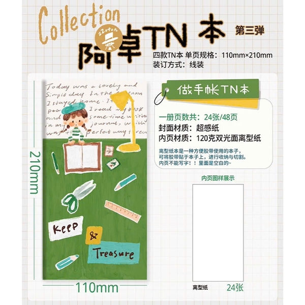 Các mẫu ruột sổ Travel Notebook | Hãng Molinta