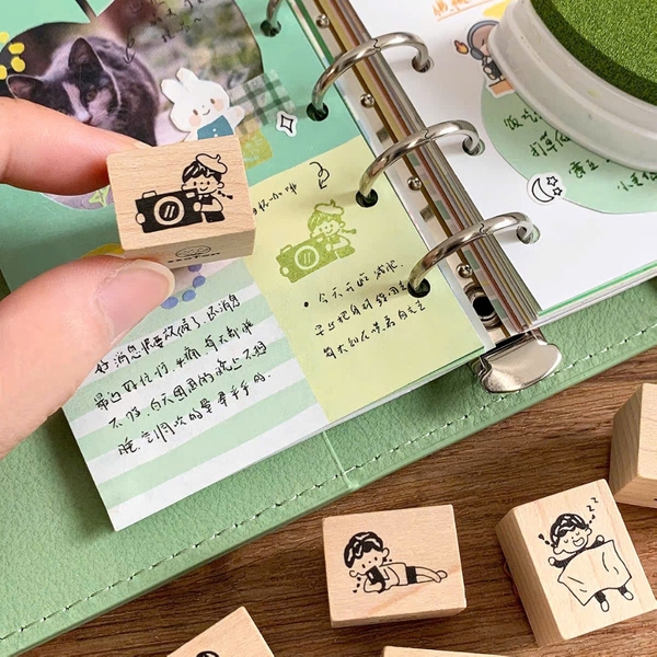Các mẫu con dấu gỗ chủ đề Daily | hãng Molinta