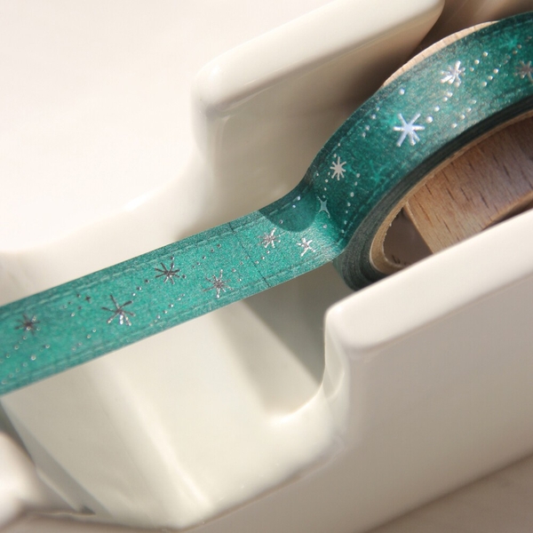[Chiết 1m] các mẫu washi có ép nhũ vàng/ bạc hãng Boki | Chính hãng Hàn Quốc