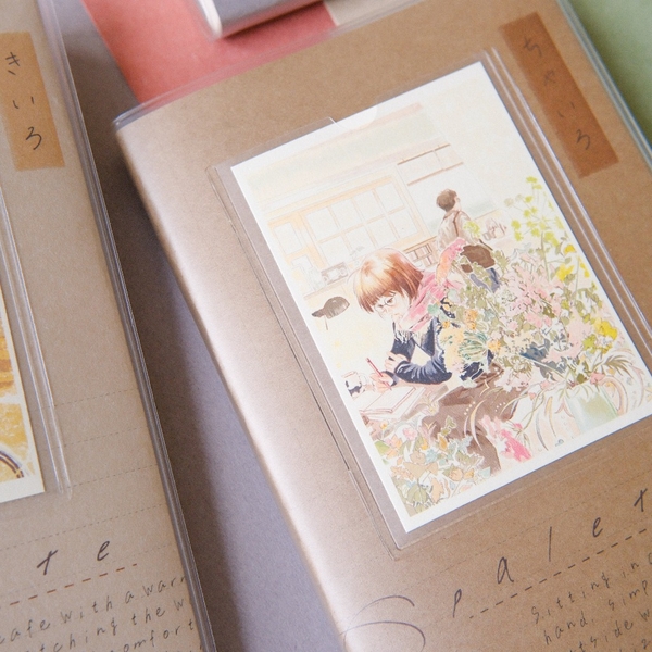 Sổ bìa nhựa Palette series A5 | 6 màu bìa để lựa chọn và đã kèm 2 Postcard