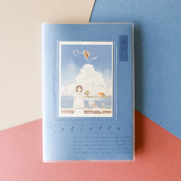 Sổ bìa nhựa Palette series A5 | 6 màu bìa để lựa chọn và đã kèm 2 Postcard