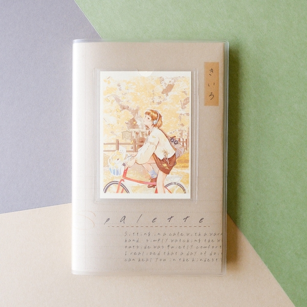 Sổ bìa nhựa Palette series A5 | 6 màu bìa để lựa chọn và đã kèm 2 Postcard