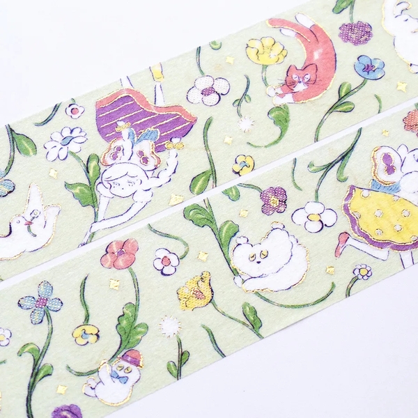 Chiết chu kì 1 m | Các mẫu washi nhũ hãng Cozyca Collection 2026 Summer