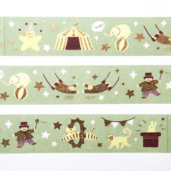 Chiết chu kì 1 m | Các mẫu washi nhũ hãng Cozyca Collection 2026 Summer