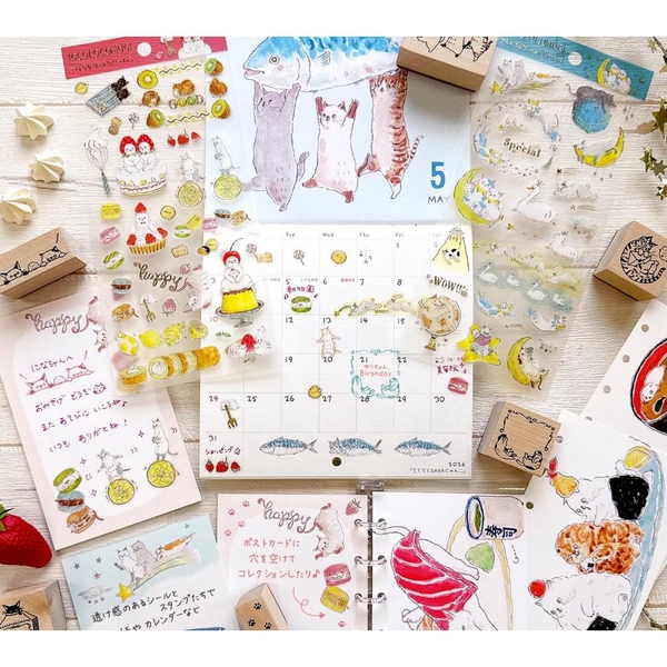 Các mẫu Sticker có nhũ vàng | hãng Active Nhật Bản