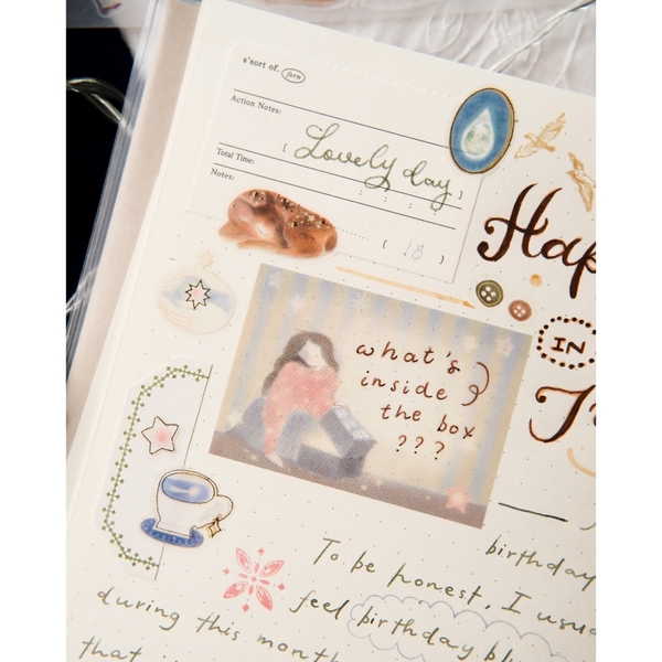 Giấy note cuộn chất Tracing (giấy can) - bế sẵn 