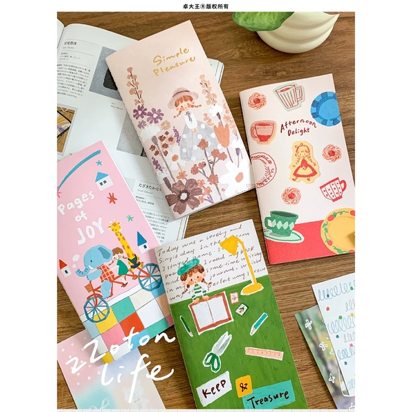Các mẫu ruột sổ size TN (Travel Notebook) | hãng Molinta