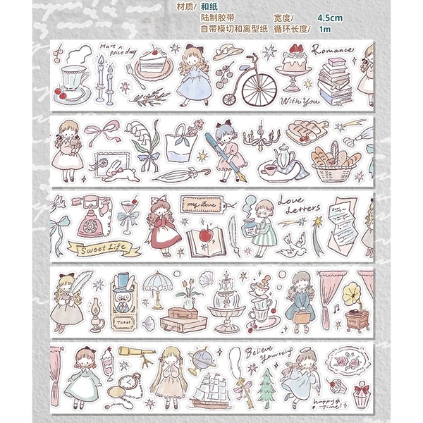 Các mẫu PET Tape, Sticker và Note collection 