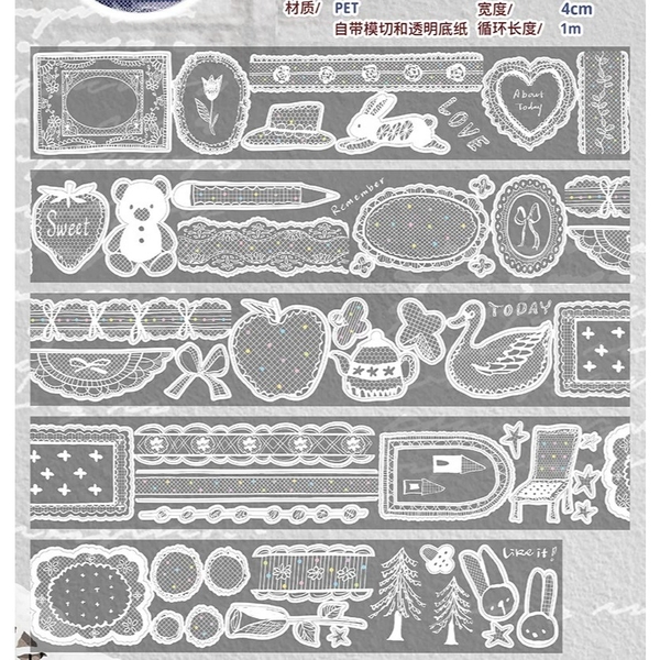 Các mẫu PET Tape, Sticker và Note collection 