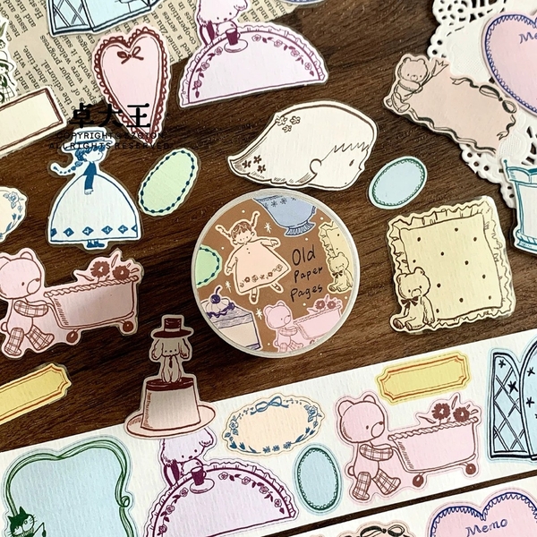 Các mẫu PET Tape, Sticker và Note collection 