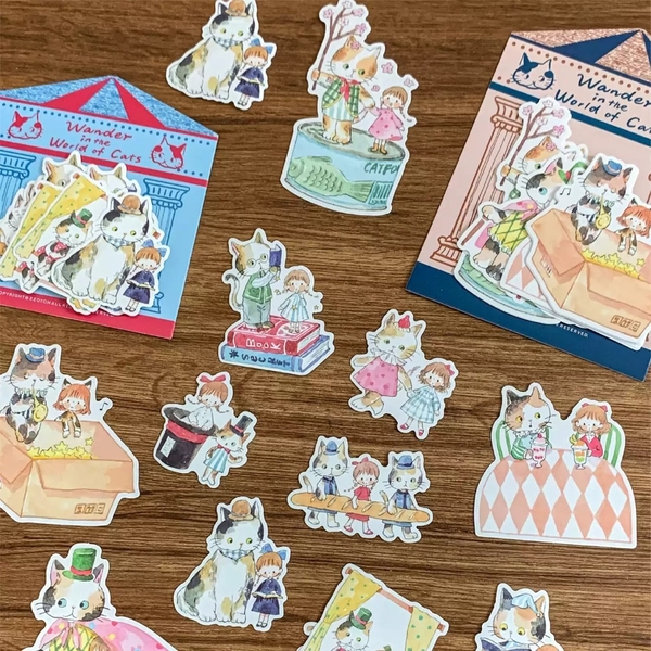 Các mẫu PET Tape, Flake Sticker và Note chủ đề 
