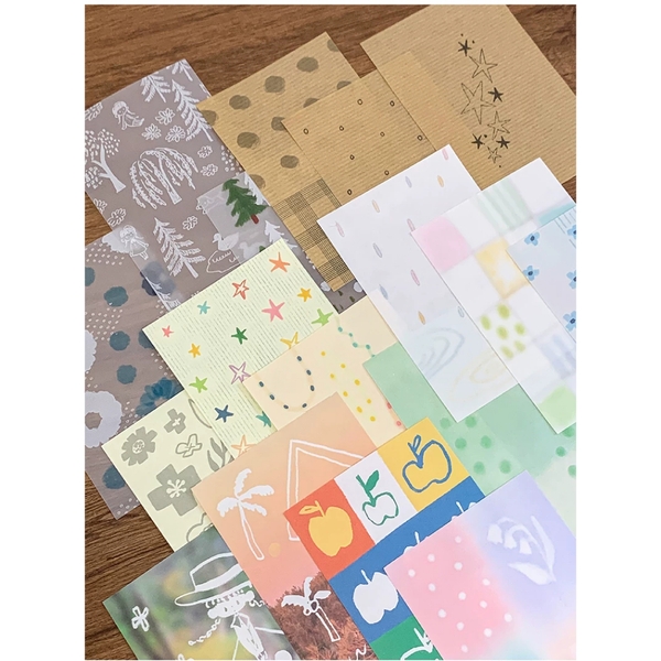 Sổ giấy note hỗn hợp chủ đều 
