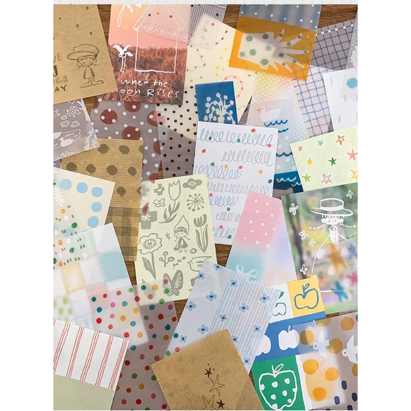 Sổ giấy note hỗn hợp chủ đều 