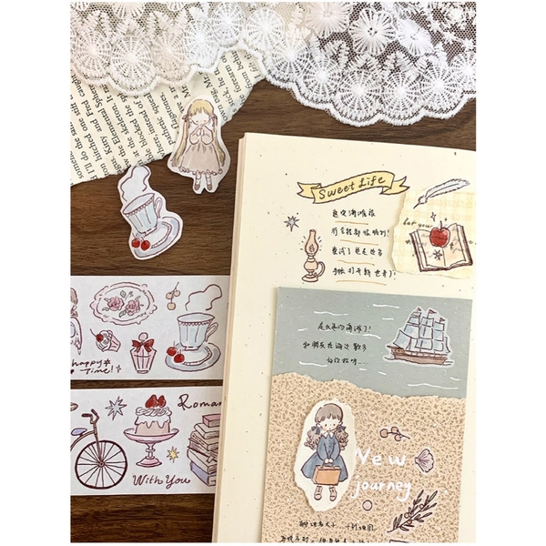 Các mẫu PET Tape, Sticker và Note collection 