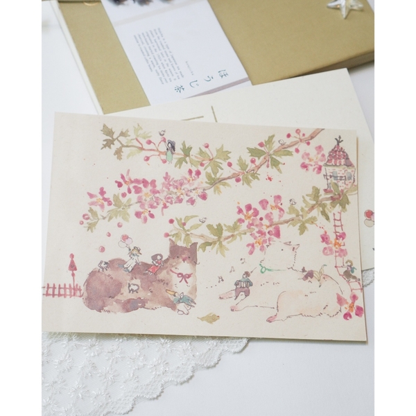 Các mẫu Postcard chủ đề người tí bon | by Con Cá