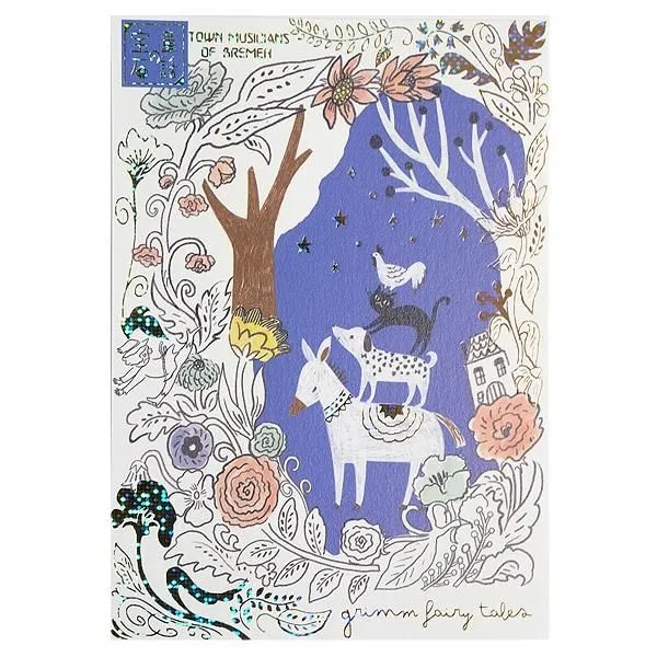 Các mẫu postcard có ép nhũ - chủ đề 