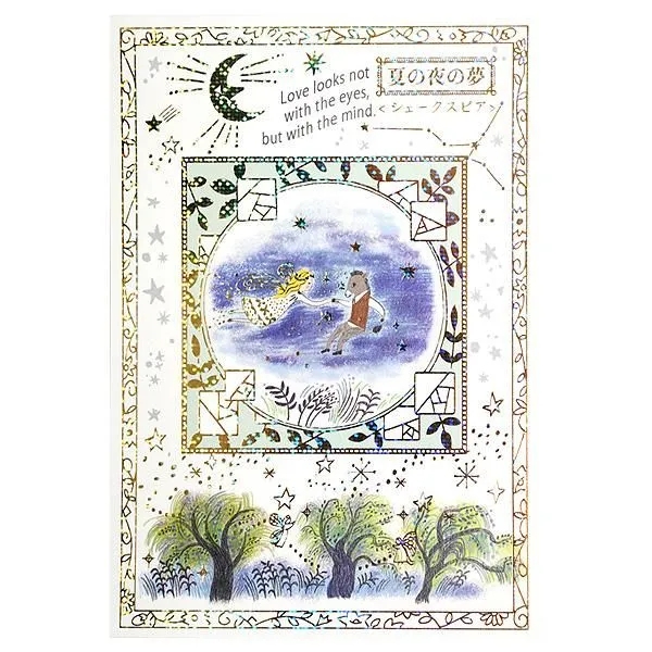 Các mẫu postcard có ép nhũ - chủ đề 