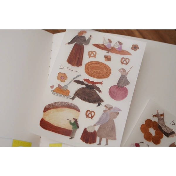 [2026] Các mẫu Transfer stickers (sticker cạo) hãng Ivy Snow Đài Loan