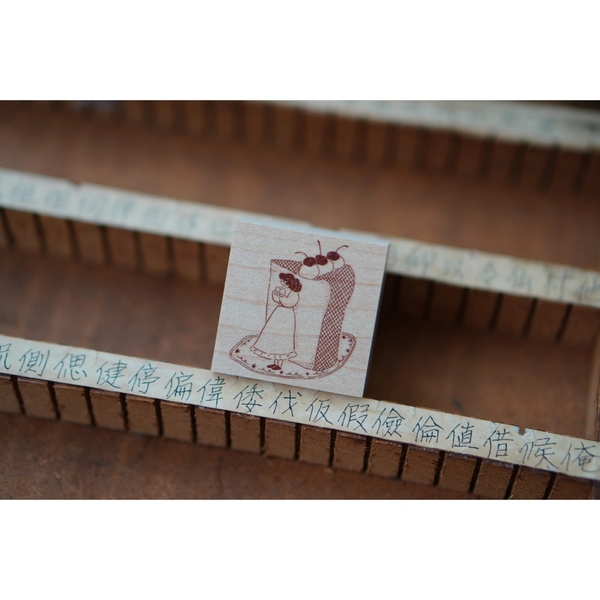 Các mẫu stamp chủ đề Sweet O Clock hãng Ivy Snow Đài Loan