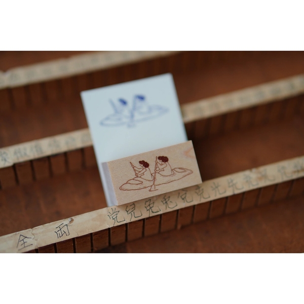 Các mẫu stamp chủ đề Sweet O Clock hãng Ivy Snow Đài Loan