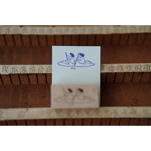 Các mẫu stamp chủ đề Sweet O Clock hãng Ivy Snow Đài Loan