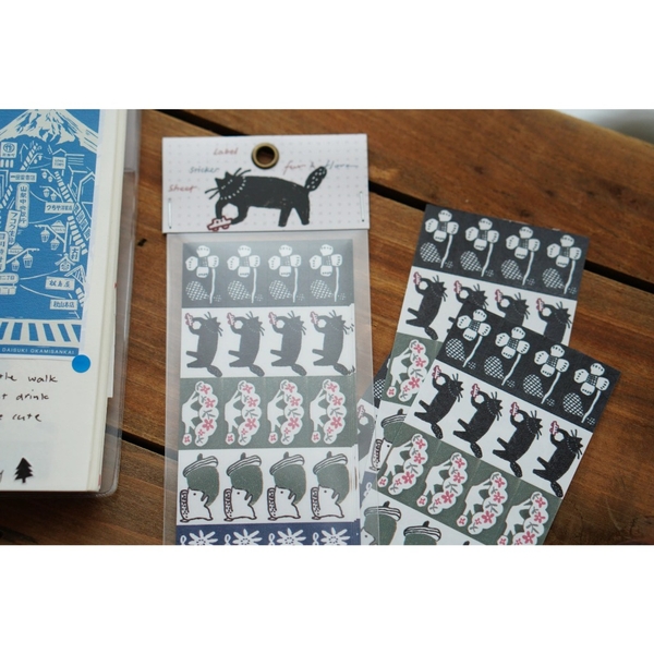 [Full và chiết] Label Stickers Sheet Ivy Snow Đài Loan