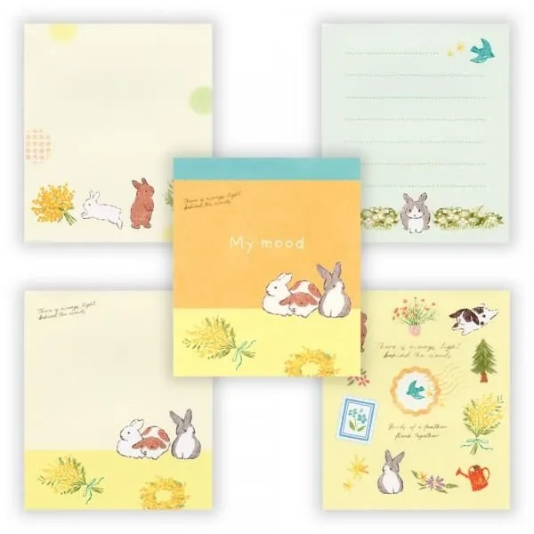 [Full Tệp] Note 80 tờ - 4 thiết kế mỗi mẫu chủ đề My Mood | Hãng NB Nhật Bản