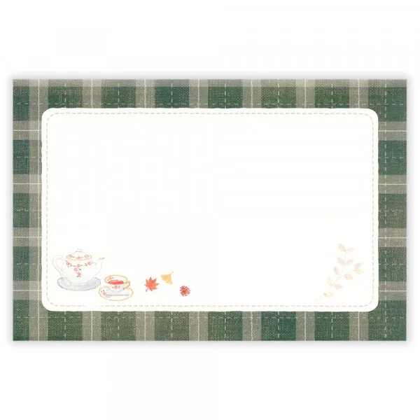 Letter Set chủ đề Autumn | 6 tờ thư + 3 phong bì | Hãng NB Nhật Bản