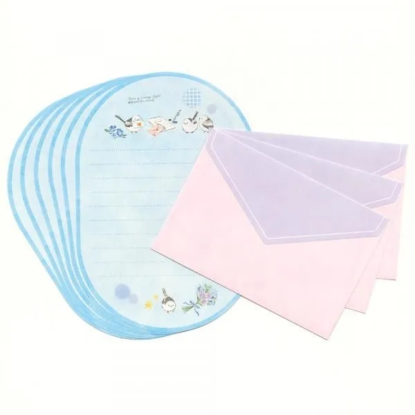 Letter set giấy cắt khung Oval chủ đề 