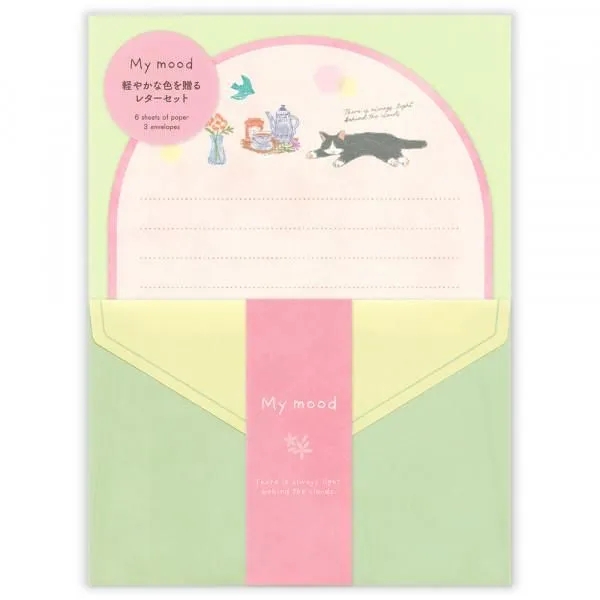 Letter set giấy cắt khung Oval chủ đề 