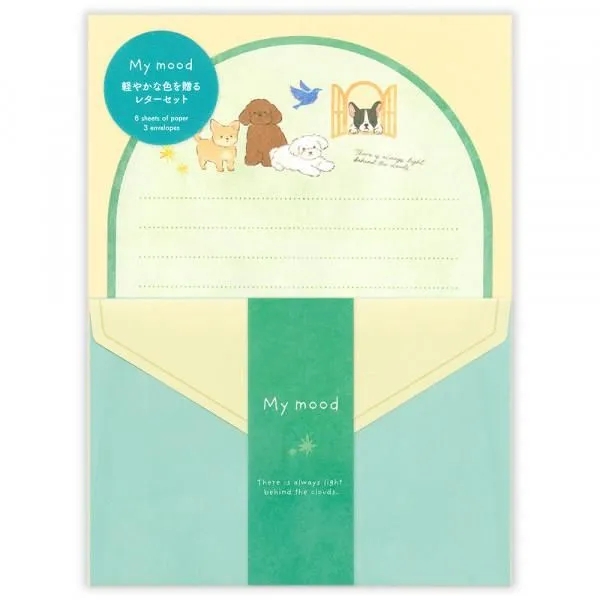 Letter set giấy cắt khung Oval chủ đề 