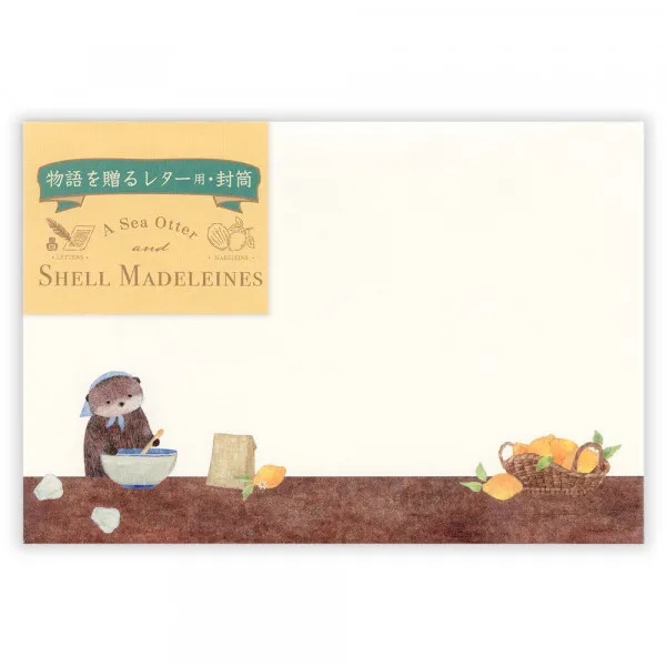 Letter set RESSA Panda Book - 4 tờ thư và 2 phong bì - hãng NB Nhật Bản