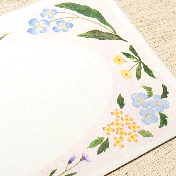[Letter Set] Set 12 tờ giấy viết thư kèm 4 phong thư Cozyca | Chính hãng Nhật Bản