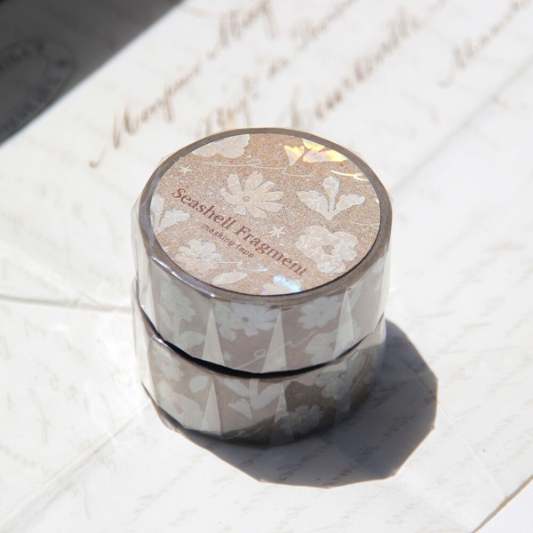 [2026] [Chiết 1m] Các mẫu washi ép nhũ Hologram vàng/ bạc Summer Collection hãng BOKI | Hàn Quốc