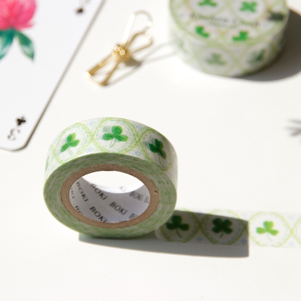 [Chiết 1m] Các mẫu washi cơ bản hãng Boki | Chính hãng Hàn Quốc