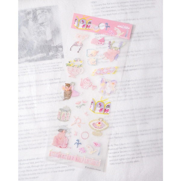 Các mẫu sticker sheet chất PET mờ | hãng Dodolulu