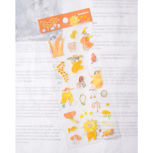 Các mẫu sticker sheet chất PET mờ | hãng Dodolulu