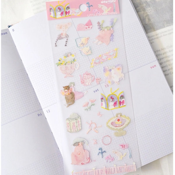Các mẫu sticker sheet chất PET mờ | hãng Dodolulu