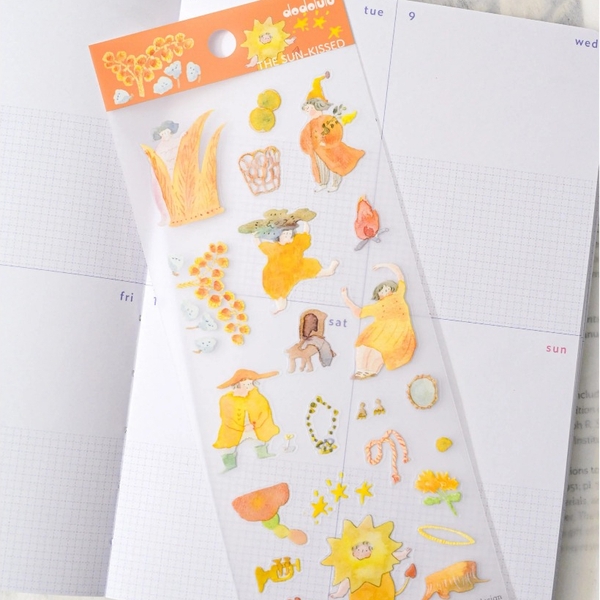 Các mẫu sticker sheet chất PET mờ | hãng Dodolulu