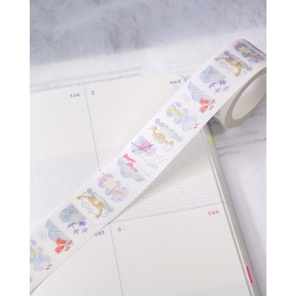 [Chiết] Các mẫu Label & Memo Sticker Roll hãng Dodolulu