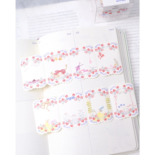 [Chiết] Các mẫu Label & Memo Sticker Roll hãng Dodolulu
