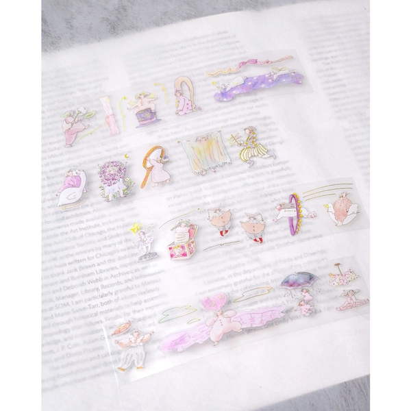 Các mẫu chiết lẻ Clear Sticker Roll hãng Dodolulu | Nhập chính hãng