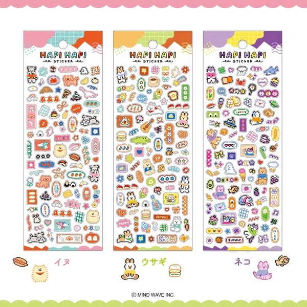 Các mẫu sticker sheet 3D nổi viền 