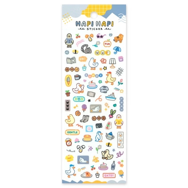 Các mẫu sticker sheet 3D nổi viền 