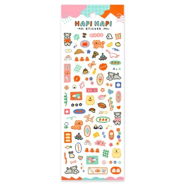 Các mẫu sticker sheet 3D nổi viền 