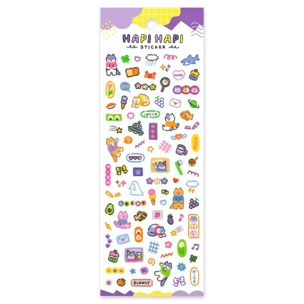 Các mẫu sticker sheet 3D nổi viền 